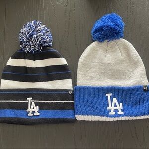 ❤️NEW!!!❤️ LA Dodgers Beanie with LA Logo. $30 ea or 2 for $55.